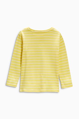 Stripe Pocket Long Sleeve T-Shirt (3mths-6yrs)